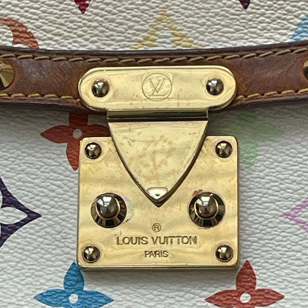 Louis Vuitton Murakami White Multicolor Monogram Sologne Shoulder Bag - Picture 12 of 16